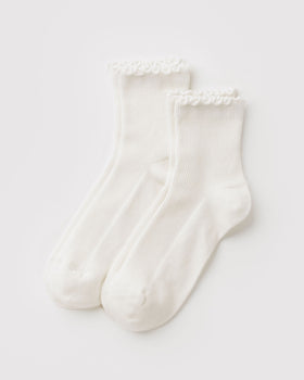 Lettuce Edge Sock Set of 2 E6