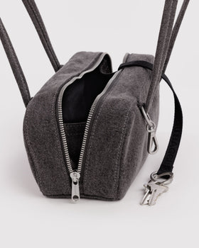 Small Denim Bowler Bag S4