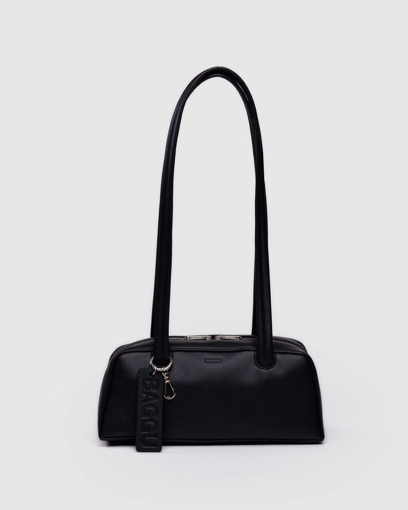 Small Recycled Leather Bowler Bag O2