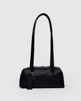 Small Recycled Leather Bowler Bag O2