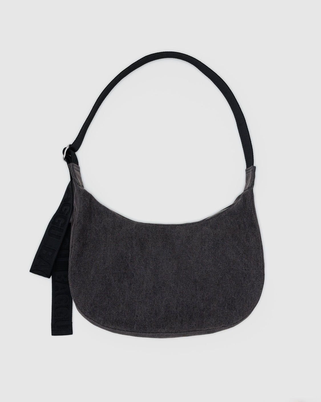 Medium Denim Crescent Bag B1