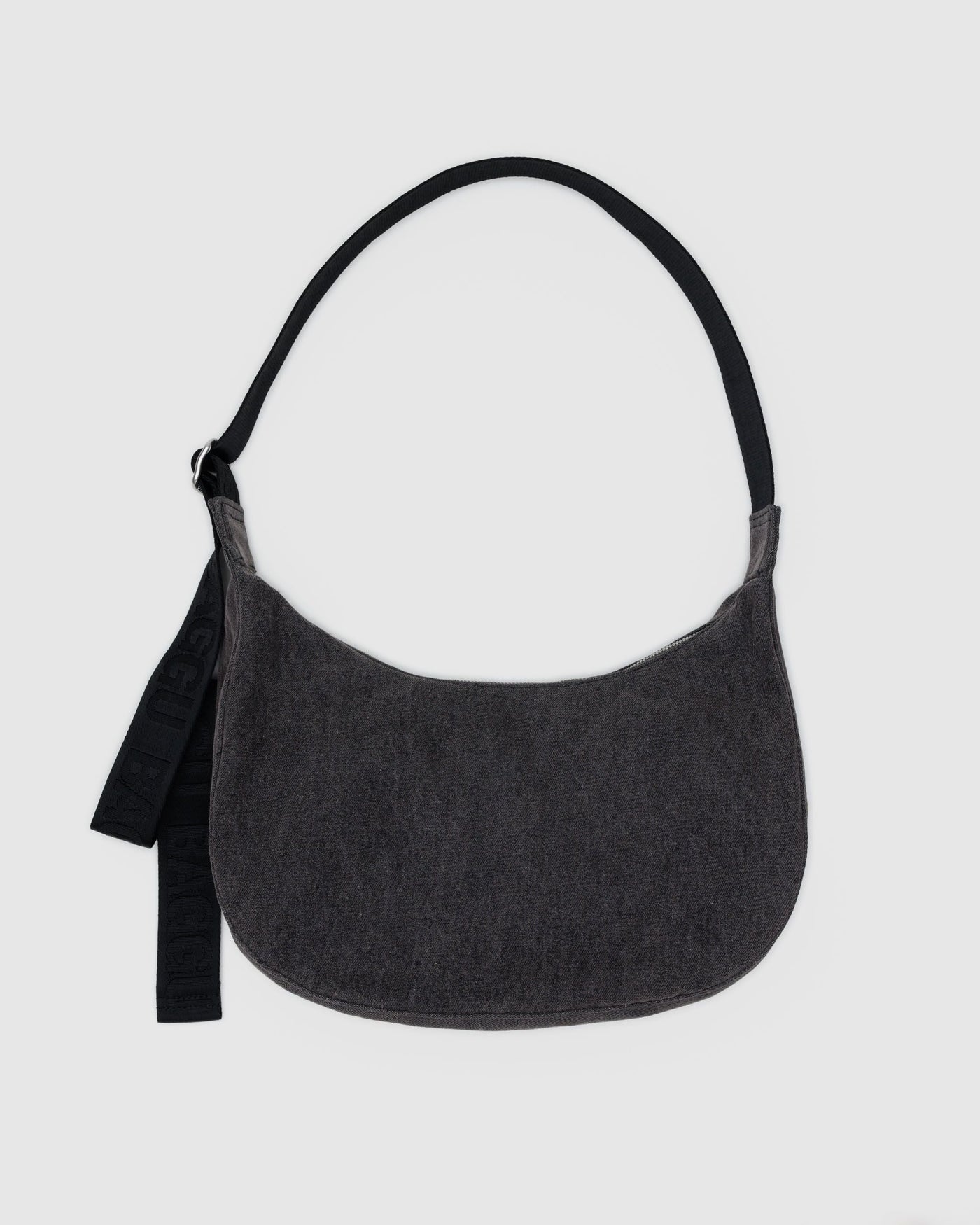 Medium Denim Crescent Bag B1
