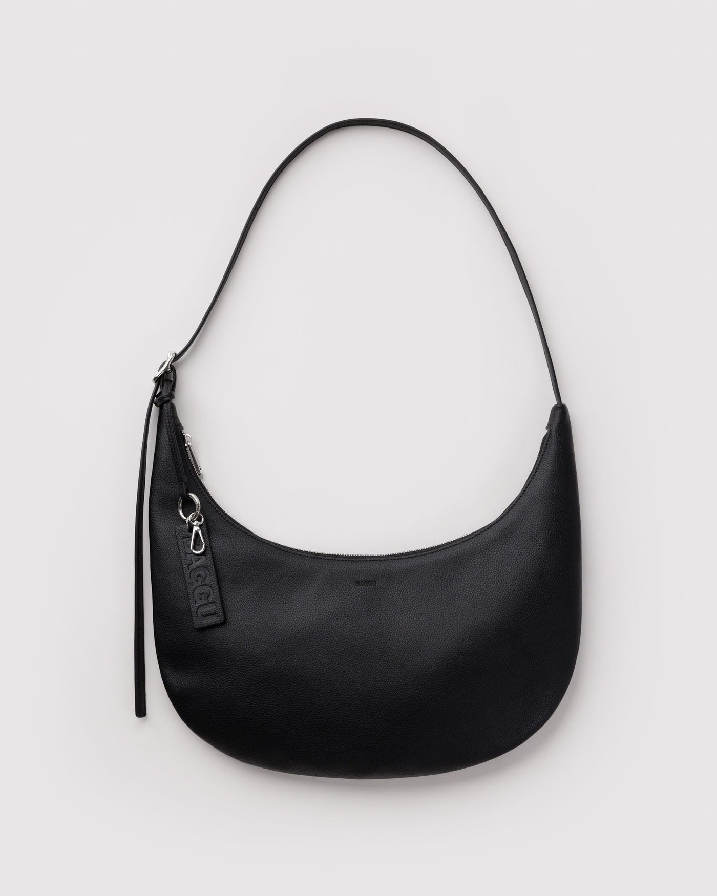 Medium Recycled Leather Flat Crescent I7