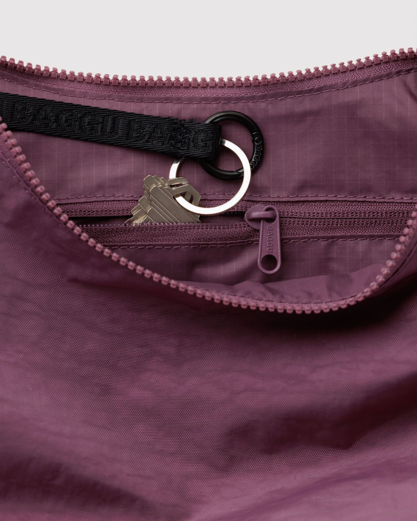Medium Nylon Crescent Bag R9