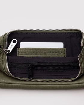 Recycled Leather Pochette N7