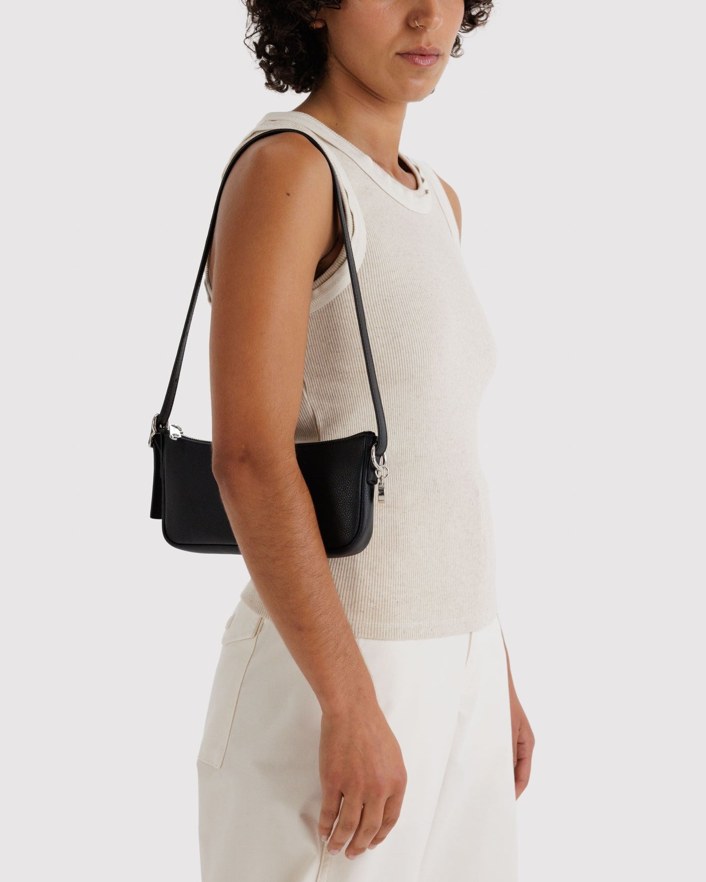 Recycled Leather Pochette N7