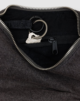Small Denim Crescent Bag K8