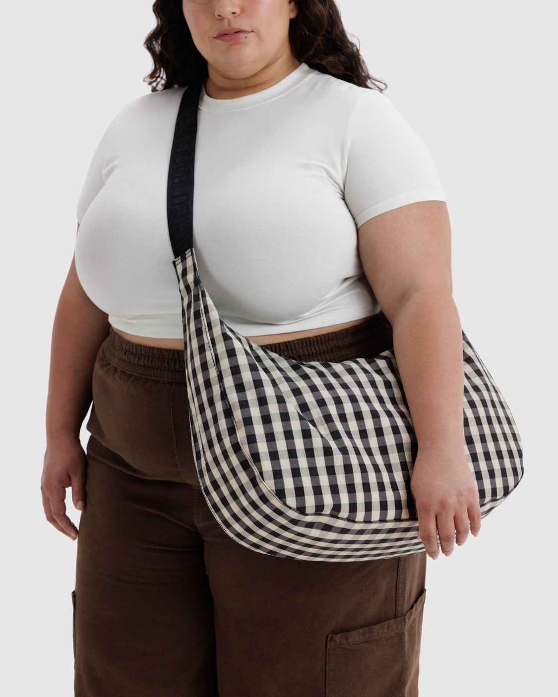 Large Nylon Crescent Bag N6
