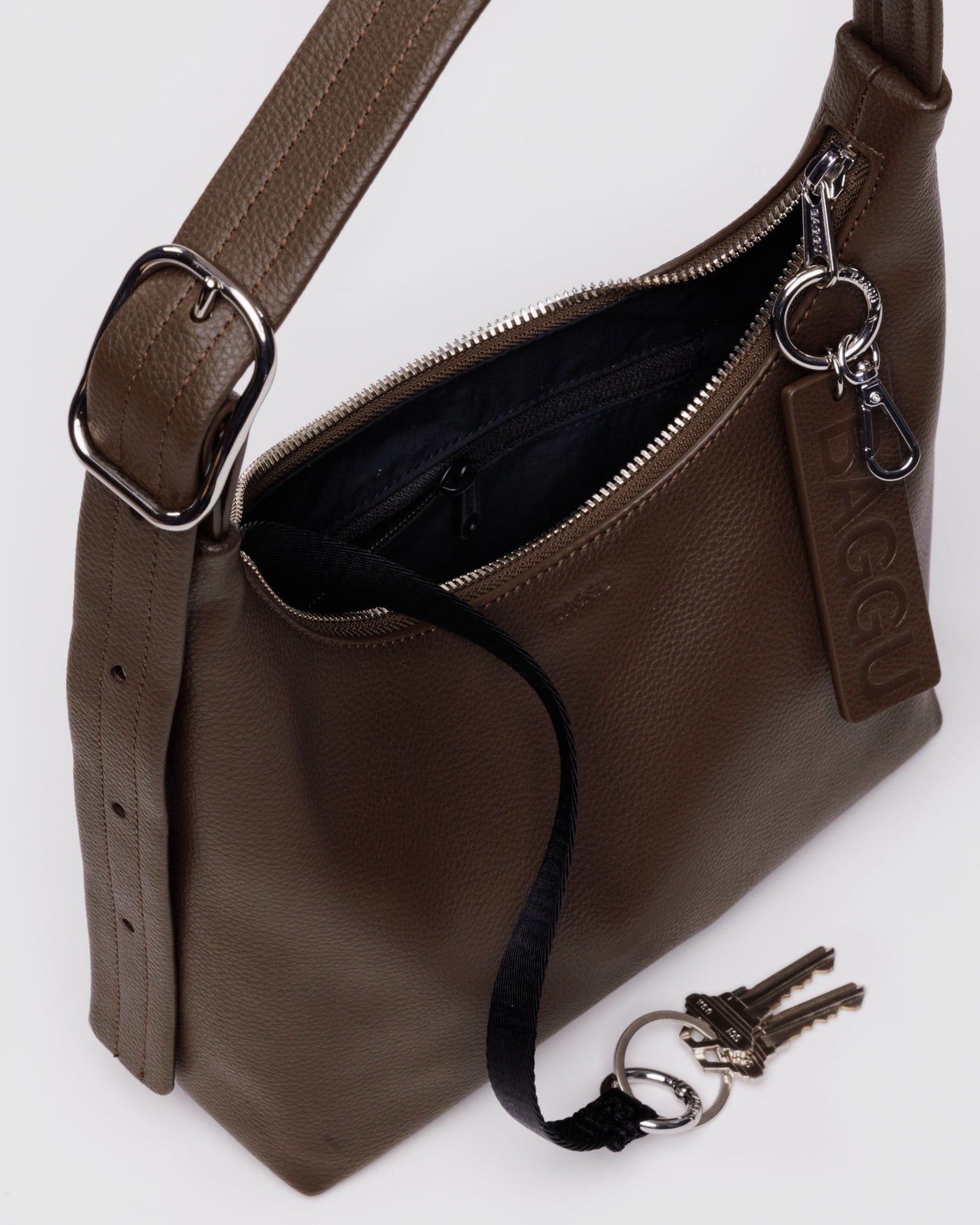 Mini Recycled Leather Shoulder Bag C2