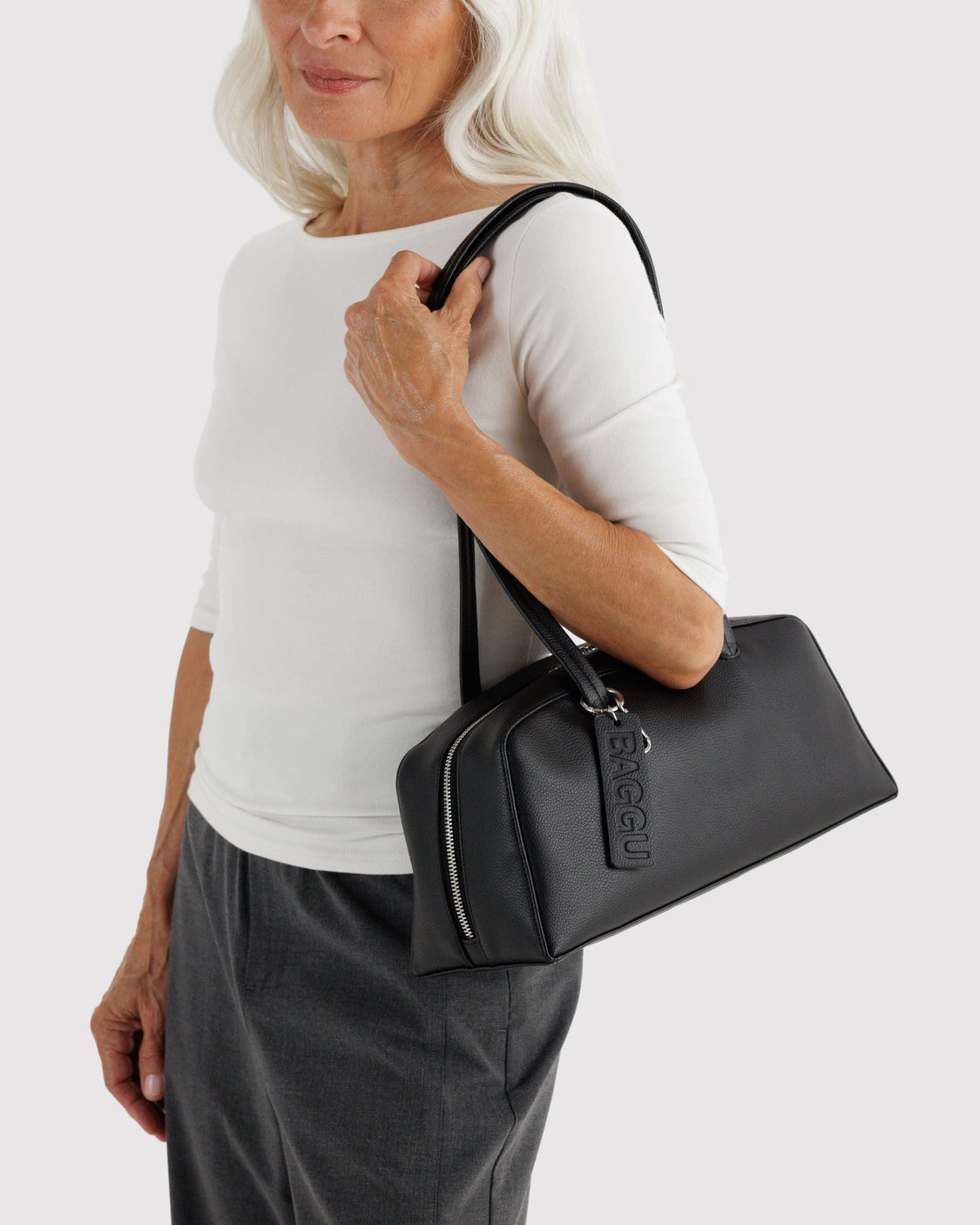 Recycled Leather Bowler Bag R2