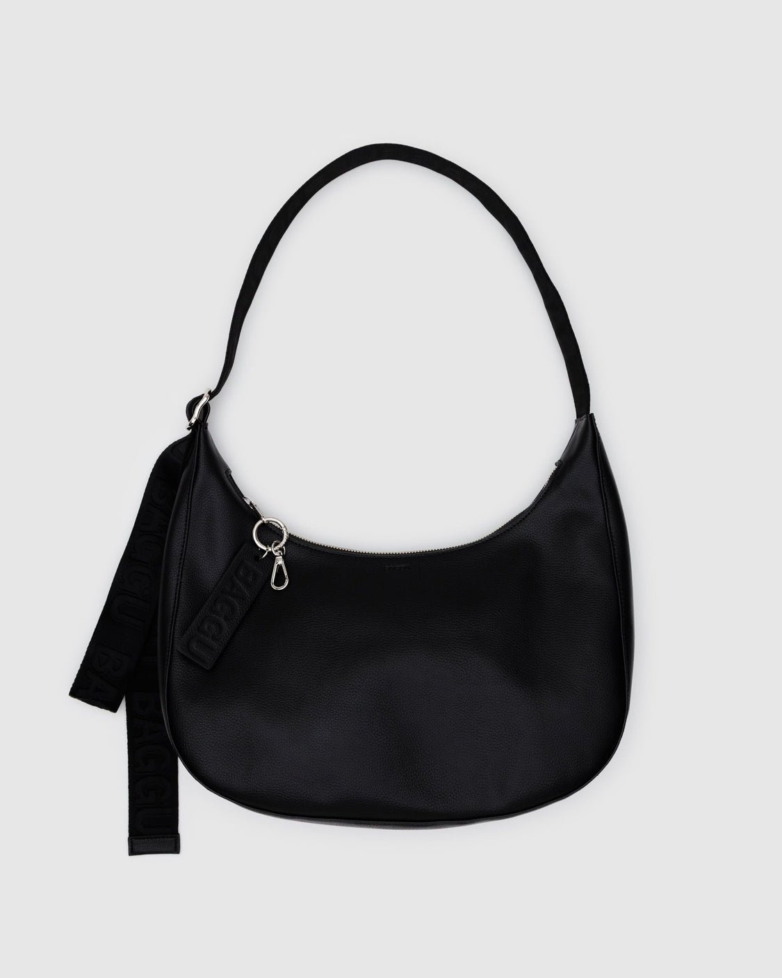 Medium Recycled Leather Crescent Bag U2