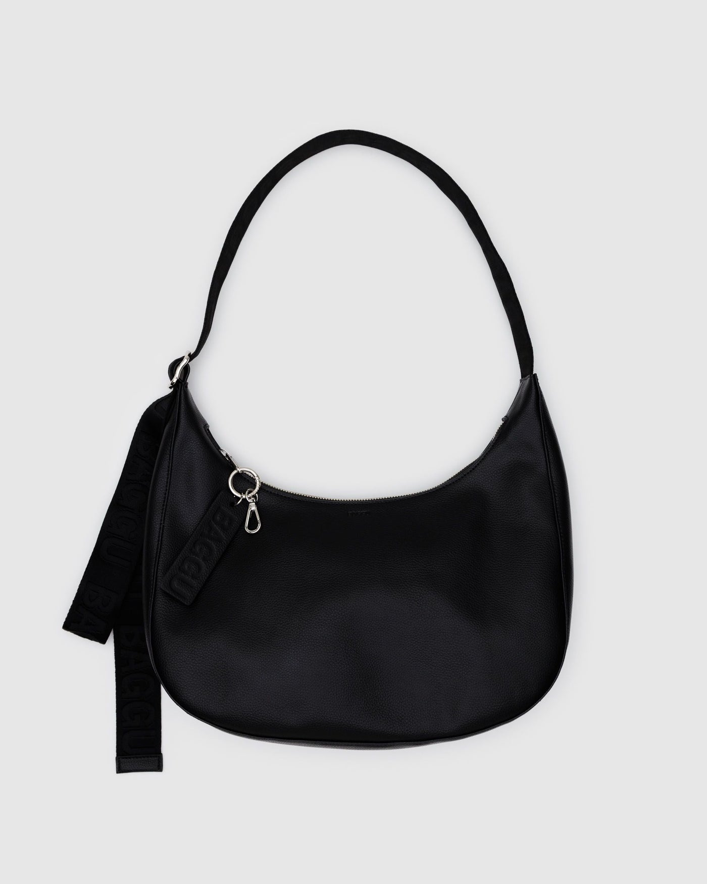 Medium Recycled Leather Crescent Bag U2