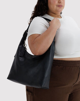 Recycled Leather Shoulder Bag J2